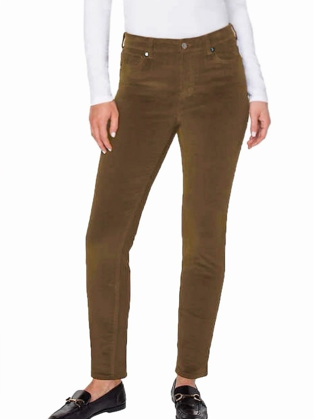 Well Worn Womens Brown Corduroy Pants